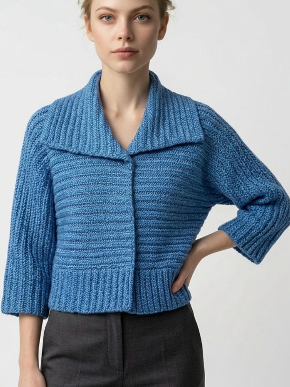 |•EVAN-PICONE•| Pretty Blue Cardigan Sweater Size Medium